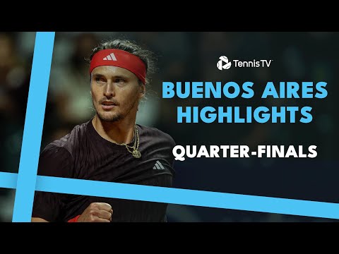 Fonseca vs Navone di Thriller; Zverev Battles Cerundolo | Buenos Aires 2025 Sorotan perempat final